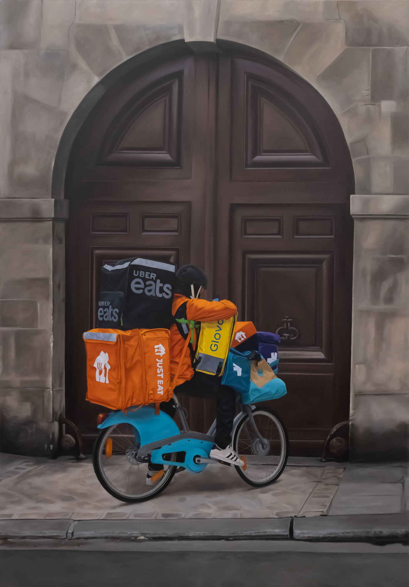Grande porte, 2023, huile sur toile, 280 x 195 cm.jpg
